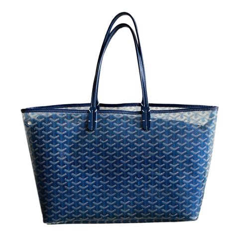 resin or vinyl goyard|Goyard handbags logo.